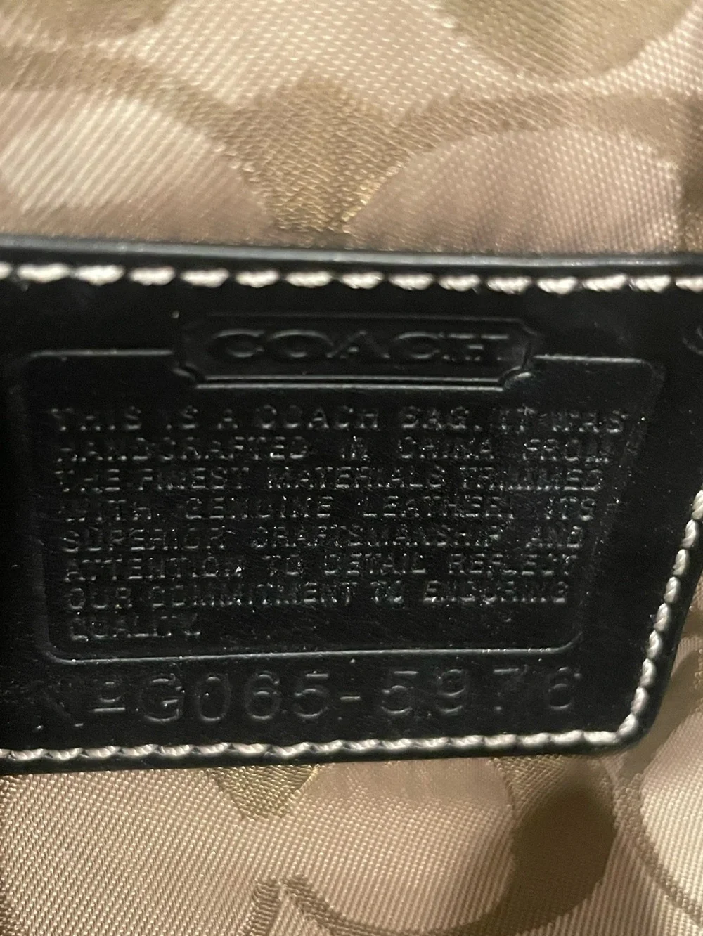 Coach Black Nylon Leather Trim Travel Cosmetic Case Toiletry Bag